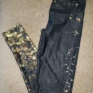 Goldsheep Black Gold Printed Legging Sz-S